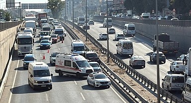 Gebze’de zincirleme kaza! Trafik aksadı