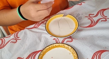 Gölcüklü çocuklar sanat atölyesinde eğlendi