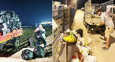 Kandıra sahillerinde 992 ton çöp toplandı