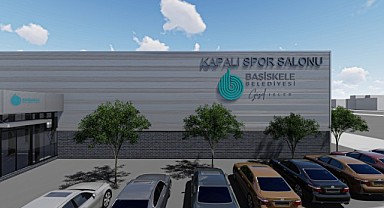 Kapalı spor salonuna ilk kazma vuruldu