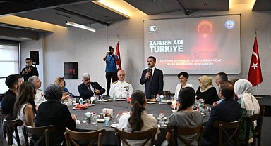 Şehit aileleri ve gaziler onuruna yemek verildi