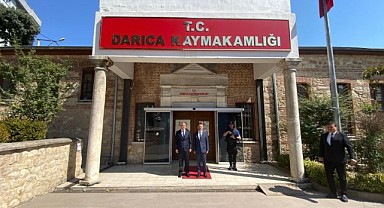 Vali Aktaş, Kaymakam Dönmez’e görevinde başarılar diledi