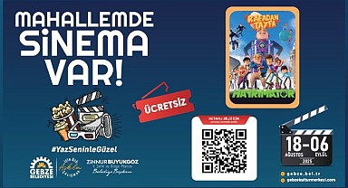 'Açık Hava Sinema Keyfi' 18 Ağustos’ta başlıyor