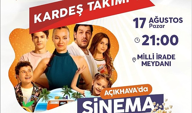 Açık havada sinema keyfi devam ediyor