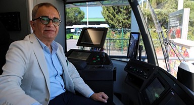 Alikahya Tramvay Hattı’nda iki istasyonun test sürüşü yapıldı