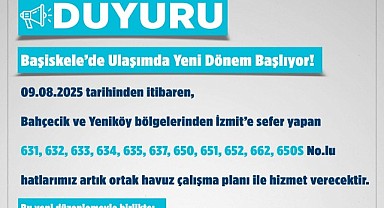 Başiskele’de toplu ulaşımda yeni dönem başlıyor