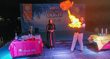 Başiskeleli çocuklar sahne şovlarıyla coştu