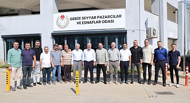 Büyükgöz, pazarcı esanfı ziyaret etti
