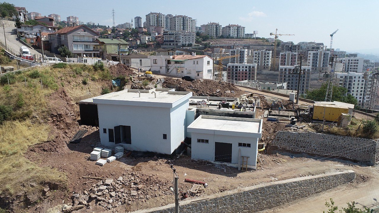 Cedit Mahallesi’ne inşa edilen su deposunda sona gelindi
