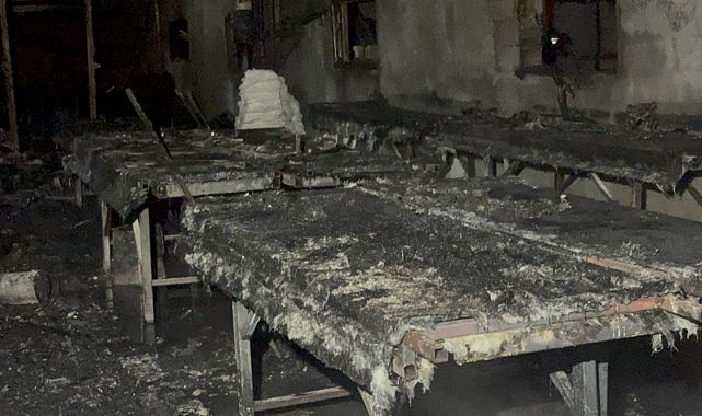 Dilovası’nda korkutan yangın! Atölye küle döndü