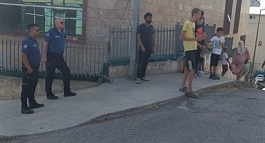 Elektrik direğinde kısa devre yangına sebep oldu