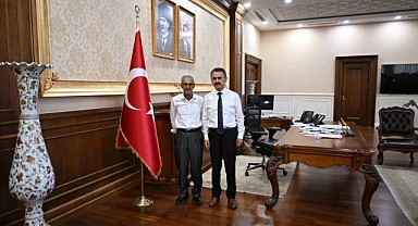Gazi İbrahim Donuklar, Vali Aktaş’ı ziyaret etti