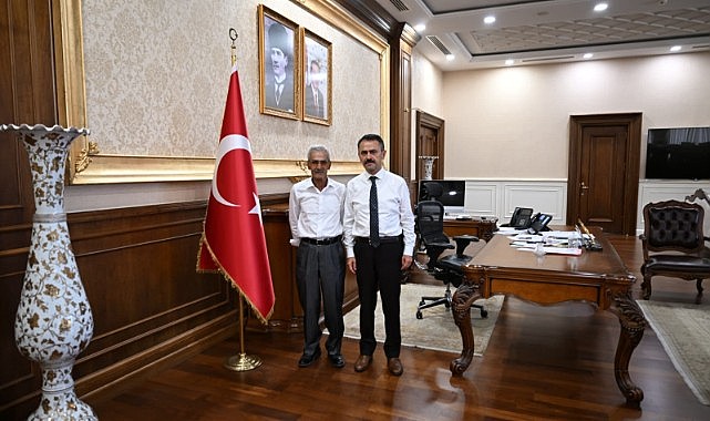 Gazi İbrahim Donuklar, Vali Aktaş’ı ziyaret etti
