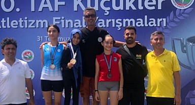 Gölcüklü atletler Türkiye 3'üncüsü oldu