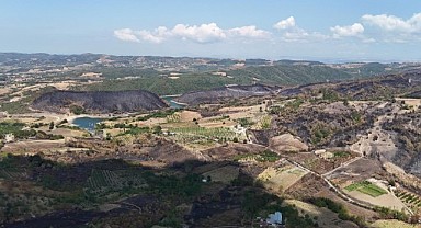 Karamürsel’de çıkan yangının tahribatı görüntülendi