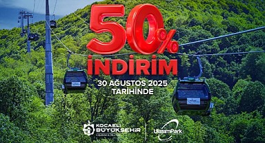 Kartepe Teleferik, 30 Ağustos’ta yüzde 50 indirimli olacak