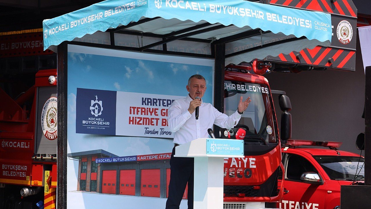 Kartepe’ye yeni itfaiye binası kazandırıldı