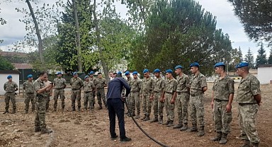 KOBİTEM’in yangın eğitimleri devam ediyor