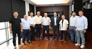 Muhtarlar Birliği Büyükgöz’ü ziyaret etti