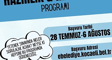 Sınav öncesi Gebze ve İzmit’te program düzenlenecek