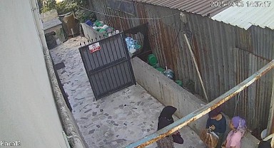 Bahçede kıyafet değiştiren gizemli kadınlar merak uyandırdı!