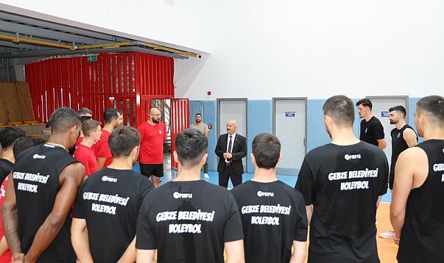 Büyükgöz, Voleybol Takımıyla bir araya geldi
