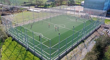 Büyükşehir, 11 yeni futbol sahası inşa etti