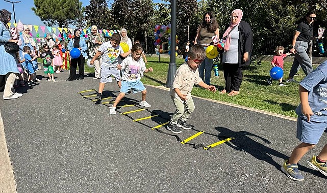 Çayırovalı minikler ‘Okula Merhaba’ etkinliğinde eğlendi