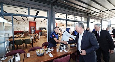 Çiftçi, amatör spor kulübü yöneticileriyle bir araya geldi