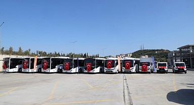 Gebze Belediyesi 32 yeni aracı hizmete aldı