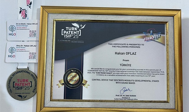 GTÜ’lü Akademisyenin projesi altın madalya aldı