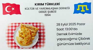 Kırım Türkleri Derneği ‘Çibörek Günü’ düzenleyecek
