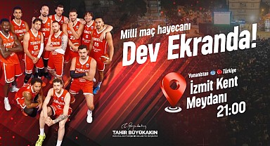 Milli maç Kent Meydanı’nda dev ekranda izlenecek
