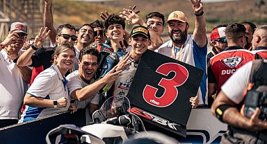 Milli sporcu Kadir Erbay, Superbike’de 3. oldu