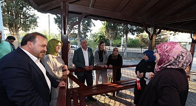 Ömeroğlu, mahalle sakinleriyle buluştu