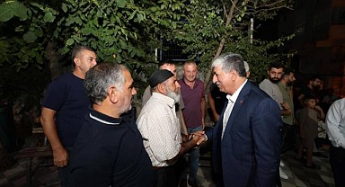 Ömeroğlu, mahelle sakinleriyle buluştu