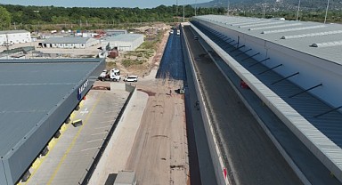 Railport’un çevre yolları asfaltlanıyor