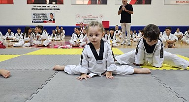 Taekwando sporcuları kuşak atladı