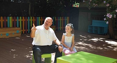 Ulugazi İlkokulu yeni bahçesine kavuştu