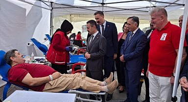 Vali Aktaş, “Okulumda KANpanya Var” kampanyasına katıldı