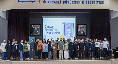 Büyükşehir personelini ‘Canva’ eğitimi aldı