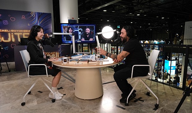 Büyükşehir podcast stüdyosu fuarın sesi oldu
