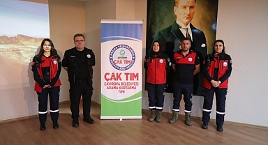 ÇAK-TİM’den kaymakamlık personeline deprem eğitimi