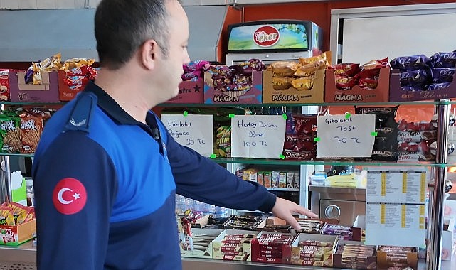 Çayırova Zabıtası’ndan okul kantinlerini denetledi