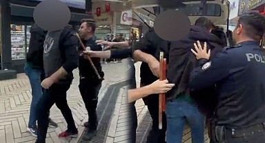 Gazetecilere sopayla saldırdılar!