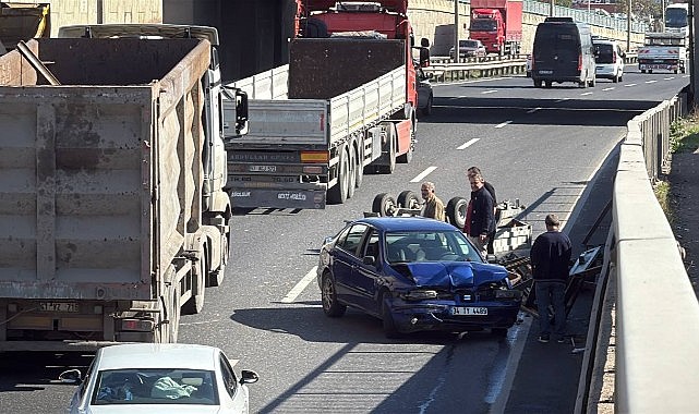 Gebze’de kaza! Ulaşım aksadı
