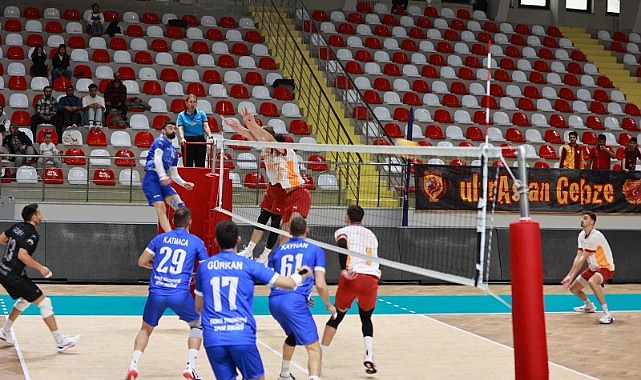 Gebze Voleybol Takımı Galatasaray’ı yendi