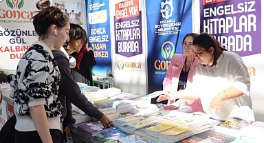 Gonca, kitap fuarında özel alan açtı  