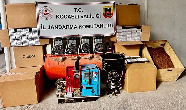Körfez’de 299 bin makaron ele geçirildi