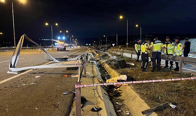 Kuzey Marmara Otoyolu’nda feci kaza! 2 kişi öldü